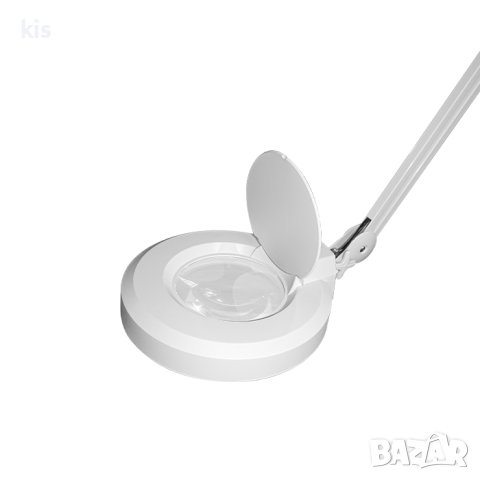 Козметична лампа лупа HF-1002, Бяла - 5х увеличение, снимка 3 - Козметични уреди - 41687553