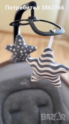 Електрическа люлка Cangaroo Cloud Premium, снимка 5 - Детски люлки - 52357818