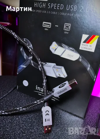 Inakustik Reference USB 2.0 (A to B), 75см