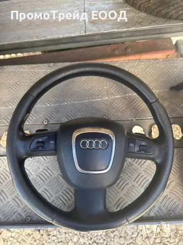 Мултифункционален волан пера еърбег Ауди А6 С6 4Ф Audi A6 C6 4F 4F0419091AQTNA 4F0880201BA6PS