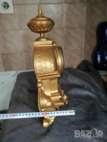 бароков каминен часовник, снимка 4 - Антикварни и старинни предмети - 34446158