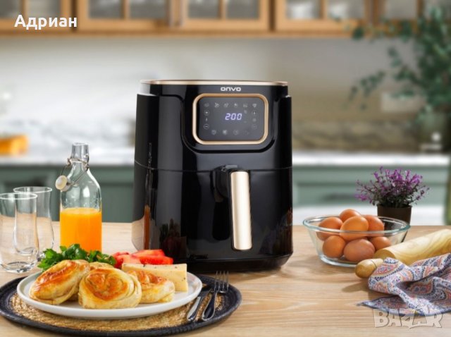 ONVO OVFRY04 AIR FRYER 5.5 LT, снимка 1 - Фритюрници - 41383095