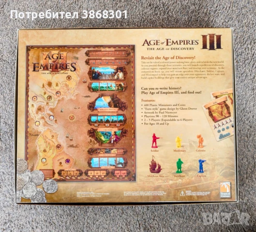 Настолна игра Age of Empires III, снимка 3 - Настолни игри - 51399011