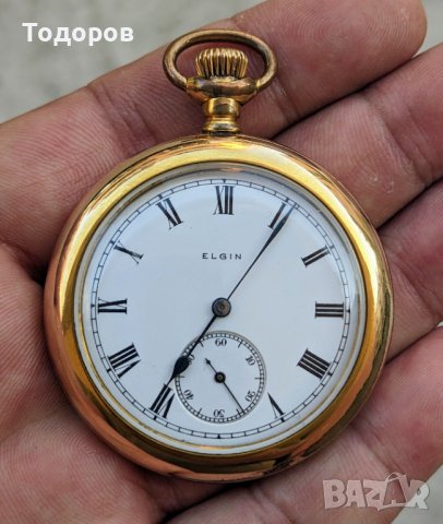 Джобен часовник Elgin , снимка 5 - Джобни - 41937007