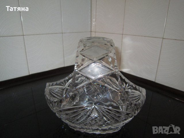   КРИСТАЛНИ ЧАШИ ; КУПИ;  КОШНИЦА; БОХЕМИЯ -ЧЕХИЯ;