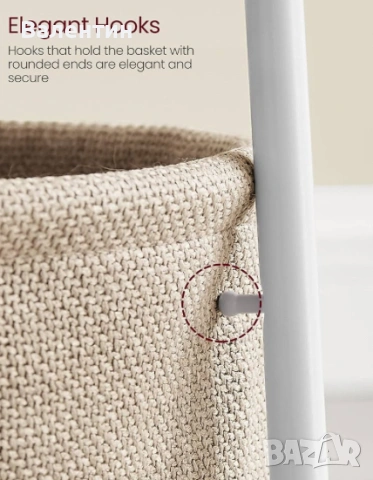 Помощна кръгла масичка VASAGLE, снимка 7 - Маси - 53342212