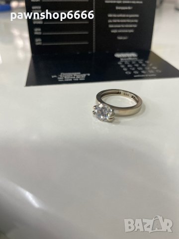 Златен пръстен 14 карата , снимка 9 - Пръстени - 41854682