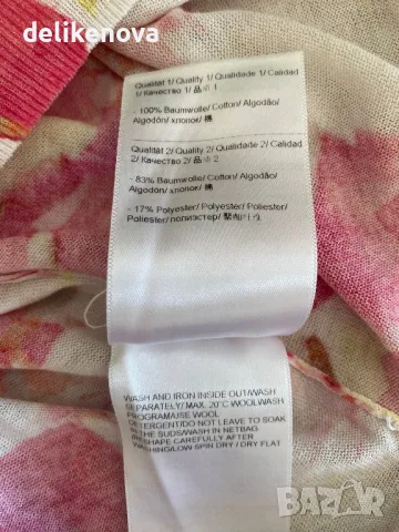 ESCADA Original Size L Страхотна блузка. фин пуловер, снимка 8 - Блузи с дълъг ръкав и пуловери - 47445310