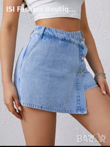 Страхотна пола-панталон от деним , снимка 3 - Поли - 41558064