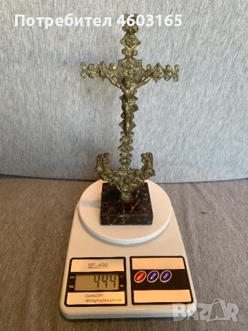 месингов настолен кръст разпятие , снимка 8 - Антикварни и старинни предмети - 53758102