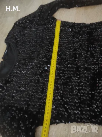 Рокля с пайети , снимка 3 - Рокли - 48084704