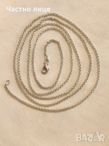 Оригинален Супер рядък Сребърен TS Марков Дълъг Синджир, снимка 6 - Колиета, медальони, синджири - 42329825