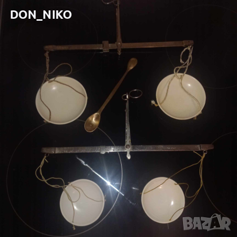 Две Аптекарски Везни с бронзови мерителни лъжички, снимка 10 - Други ценни предмети - 44692811