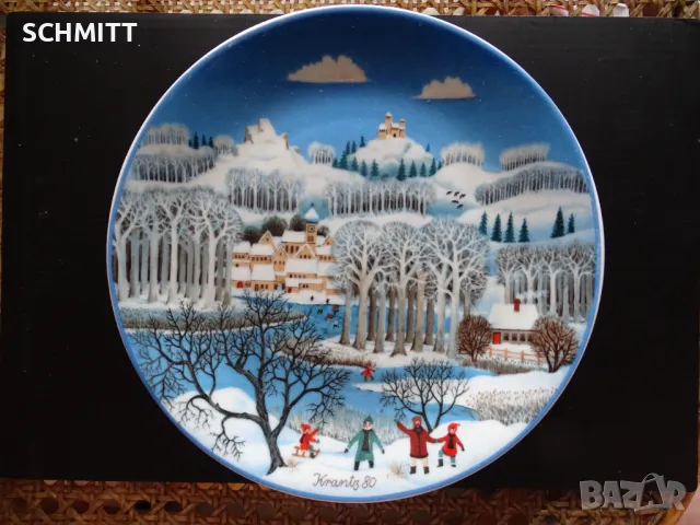 Коледна чиния порцелан Германия, снимка 1