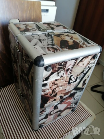 Алуминиев куфар за козметика, маникюри, снимка 8 - Продукти за маникюр - 51158575