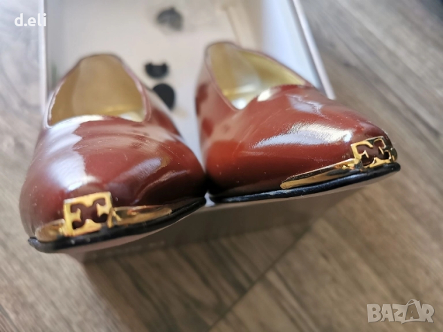 Ново!  ESCADA Original Size 38.5  100% Кожа Луксозни обувки, снимка 6 - Дамски елегантни обувки - 51728929