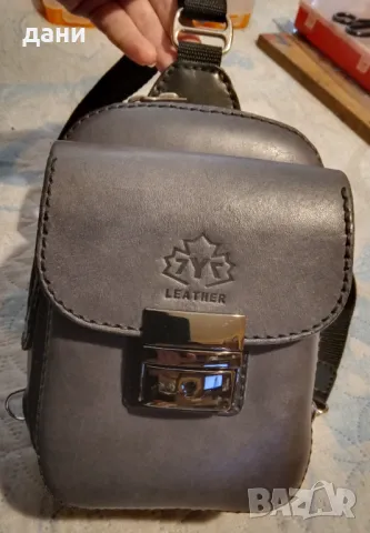 Ранички,чанти за през гърдите от естествена кожа , снимка 5 - Раници - 48847583