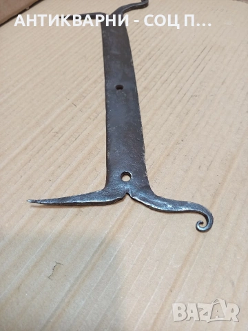 Соц Старо Ръчно Ковано Градинско Стъргало. НОМЕР 719., снимка 2 - Антикварни и старинни предмети - 53513580