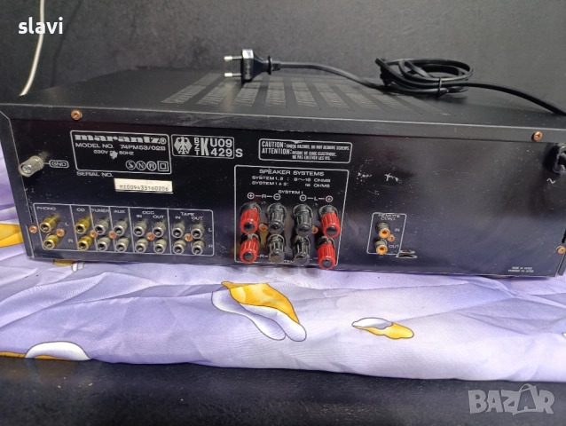 Усилвател Marantz PM-53, снимка 9 - Ресийвъри, усилватели, смесителни пултове - 52653340
