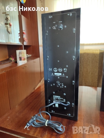 Субуфер Yamaha NS-SW210 + стойки за стена Vogels., снимка 2 - Тонколони - 52670276