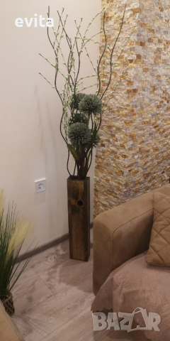 Луксозна ваза от естествено дърво! Ръчна изработка! , снимка 9 - Декорация за дома - 34491999