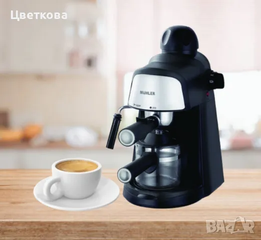 Еспресо машина MUHLER, 3.5 бара 2 в 1 Гаранция: 24 месеца., снимка 1
