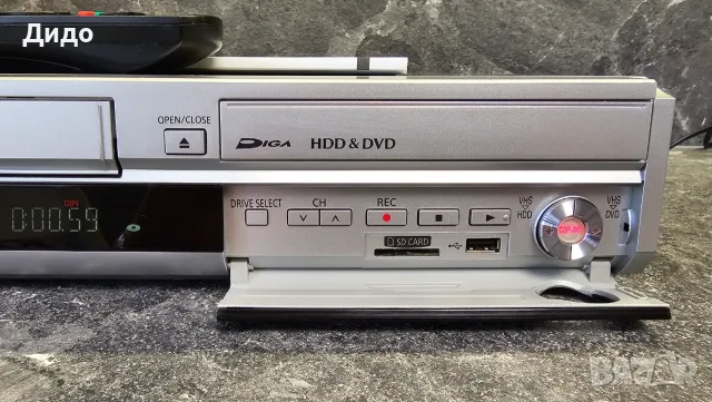 Panasonic DMR-EX99V с оригинално дистанционно управление и упътване., снимка 7 - Плейъри, домашно кино, прожектори - 55962010