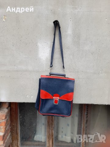 Стара ученическа чанта #29, снимка 1 - Антикварни и старинни предмети - 42357577