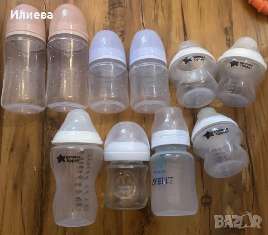 Пластмасови шишета бебе