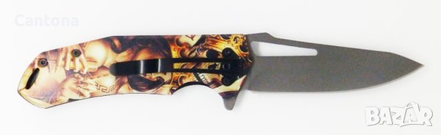 Browning X 89 - дизайнерски сгъваем полу автоматичен нож, 100x220, снимка 2 - Ножове - 40744592