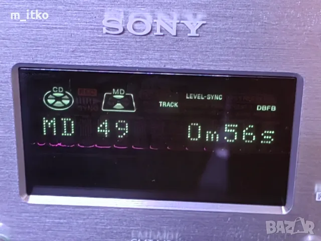 SONY CMT-MD1 Mini Disk , снимка 6 - Аудиосистеми - 49785421