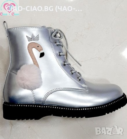 №23-36, УНИКАЛНИ детски боти за момиче с ФЛАМИНГО, снимка 14 - Детски боти и ботуши - 42080053