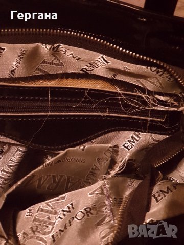 Армани дамска черна чанта , снимка 8 - Чанти - 34690298