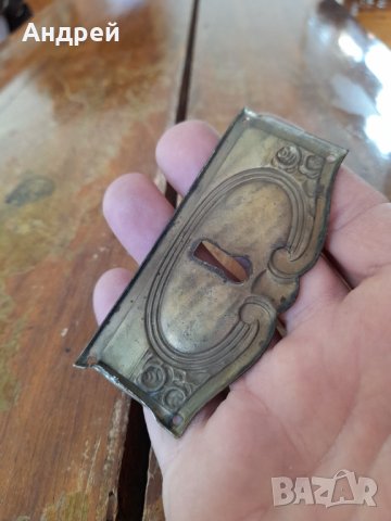 Стар обков за ключалка,брава #8, снимка 4 - Други ценни предмети - 44291150