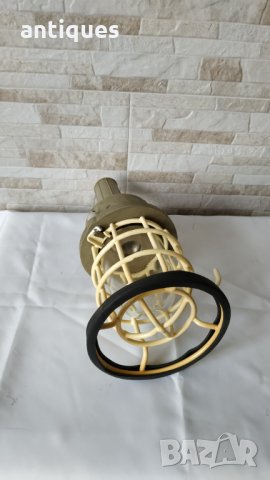 Индустриална подвижна лампа (влагозащитена и взривозащитена) - Made in GDR, снимка 9 - Други машини и части - 34840477