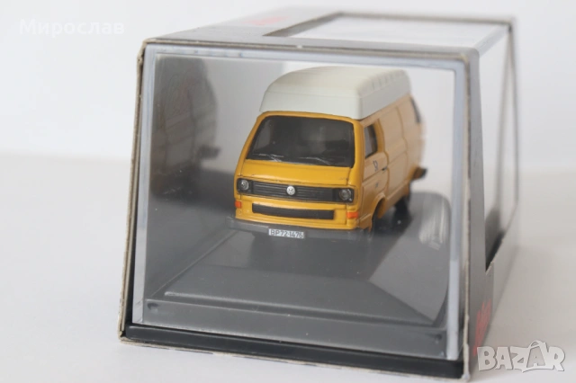 SCHUCO H0 1/87 VW T3 TRANSPORTER КОЛИЧКА МОДЕЛ, снимка 3 - Колекции - 53645103