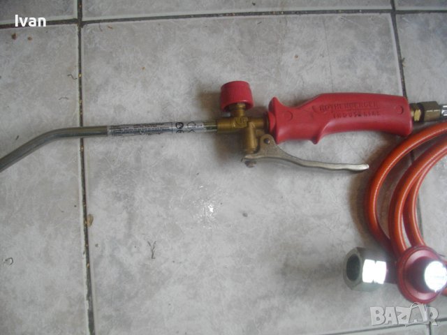 ROTHENBERGER-58 см Газова Горелка За Покриви/Хидроизолации-Немска-Профи-С Маркуч и Редуцир Вентил, снимка 9 - Други инструменти - 41443485