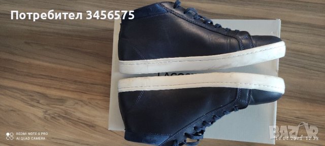Обувки Lacoste 42 ест.кожа, снимка 5 - Мъжки боти - 40411926