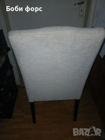 Уютен стол бял цвят , снимка 13 - Столове - 53578892