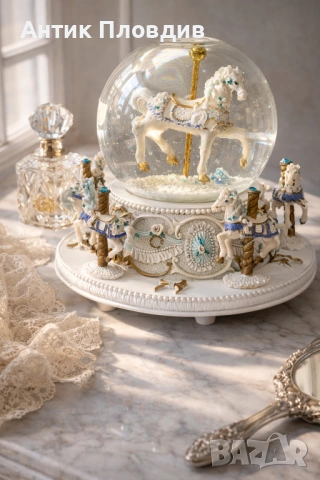 Музикален карусел/преспапие, снимка 2 - Декорация за дома - 53722483