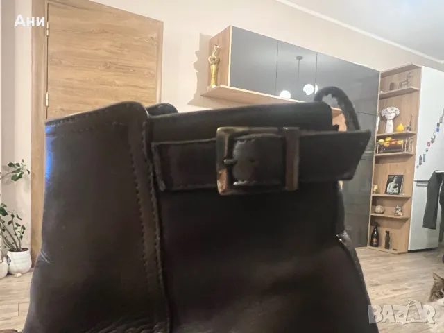 Кожени кафяви боти 39 Gerard Pasquier, снимка 5 - Дамски боти - 48525113