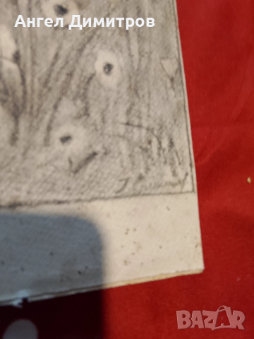 Стара графика подписана , снимка 6 - Антикварни и старинни предмети - 51724822