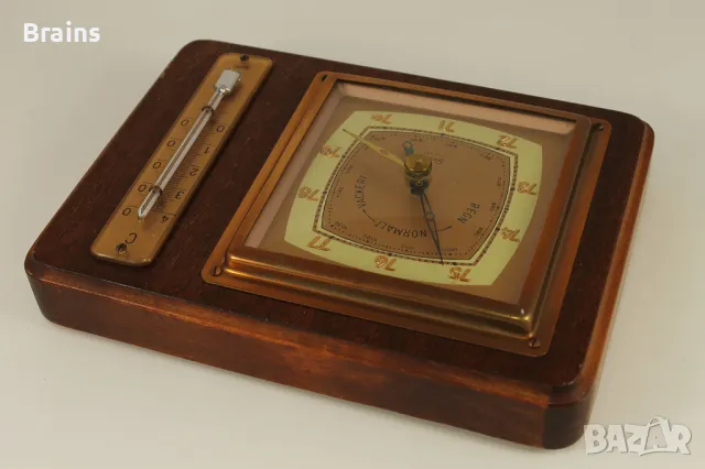 Стар Немски Барометър Термометър LUFFT GENIA 1960's, снимка 8 - Антикварни и старинни предмети - 49815173