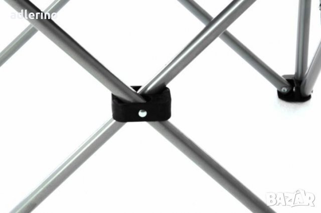 Рибарски стол, сгъваем стол, пикник стол, къмпинг стол - 1 брой, сив, до 150 кг, снимка 4 - Градински мебели, декорация  - 34382027