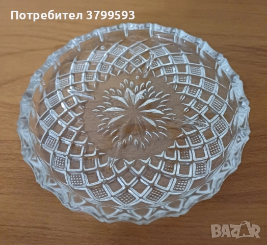 6 кристални подложки за чаши, снимка 4 - Антикварни и старинни предмети - 51932345