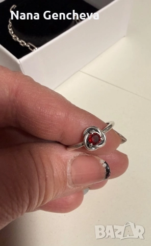 Pandora гривна и пръстен, снимка 3 - Гривни - 52908358