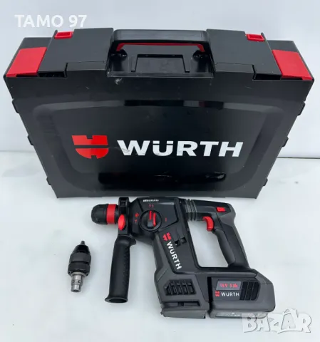 Wurth ABH 18 Compact - Безчетков перфоратор 18V 5.0Ah перфектен!