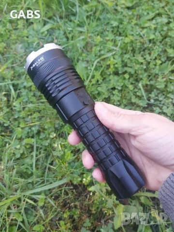 Мощен акумулаторен LED фенер Р50, снимка 5 - Екипировка - 50672518