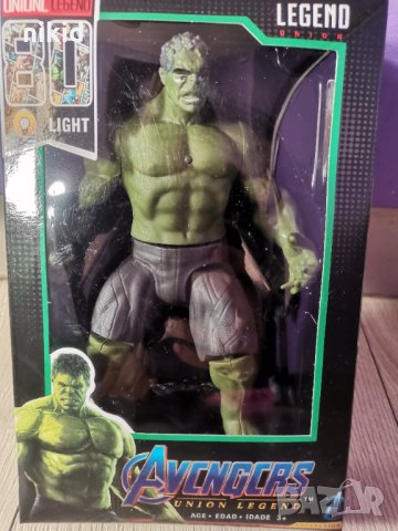 Голям Хълк подвижни стави пластмасова фигурка играчка