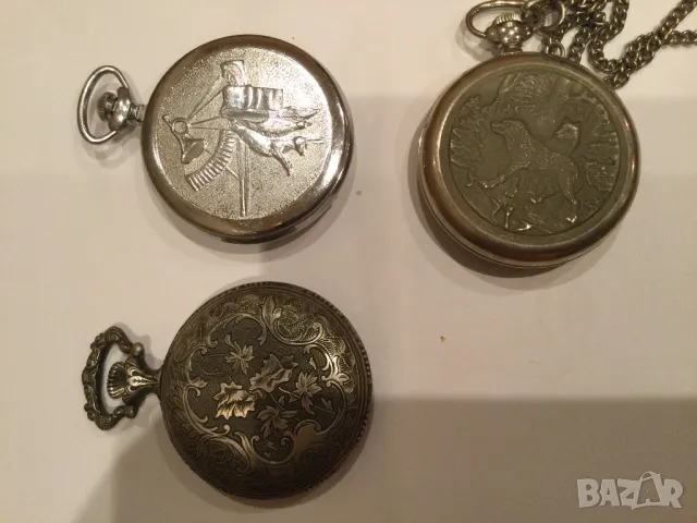 Три броя …..джобни часовници, снимка 2 - Антикварни и старинни предмети - 50329325